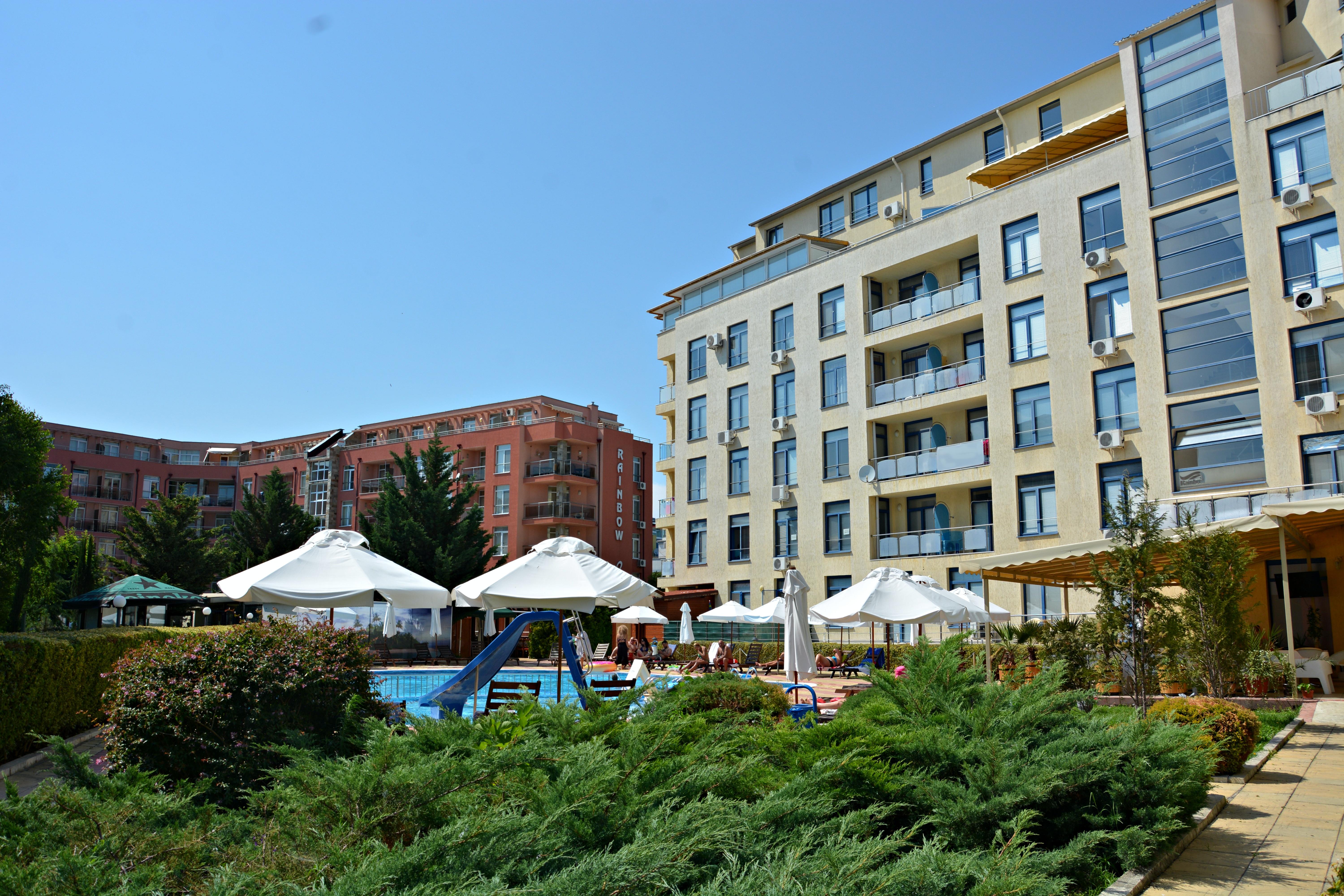 Rainbow 1 Holiday Complex Sunny Beach Exterior photo
